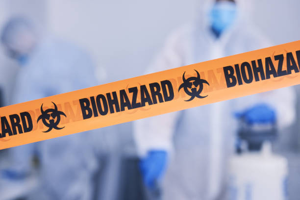 Professional Infectious Disease Decontamination technician working in Wainscott, NY